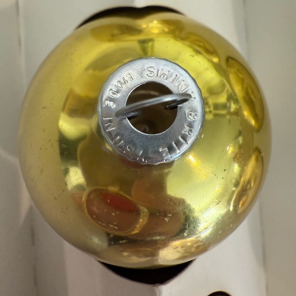 Vintage Glass Christmas Ornaments Holly House USA w/box - Picture 4 of 5